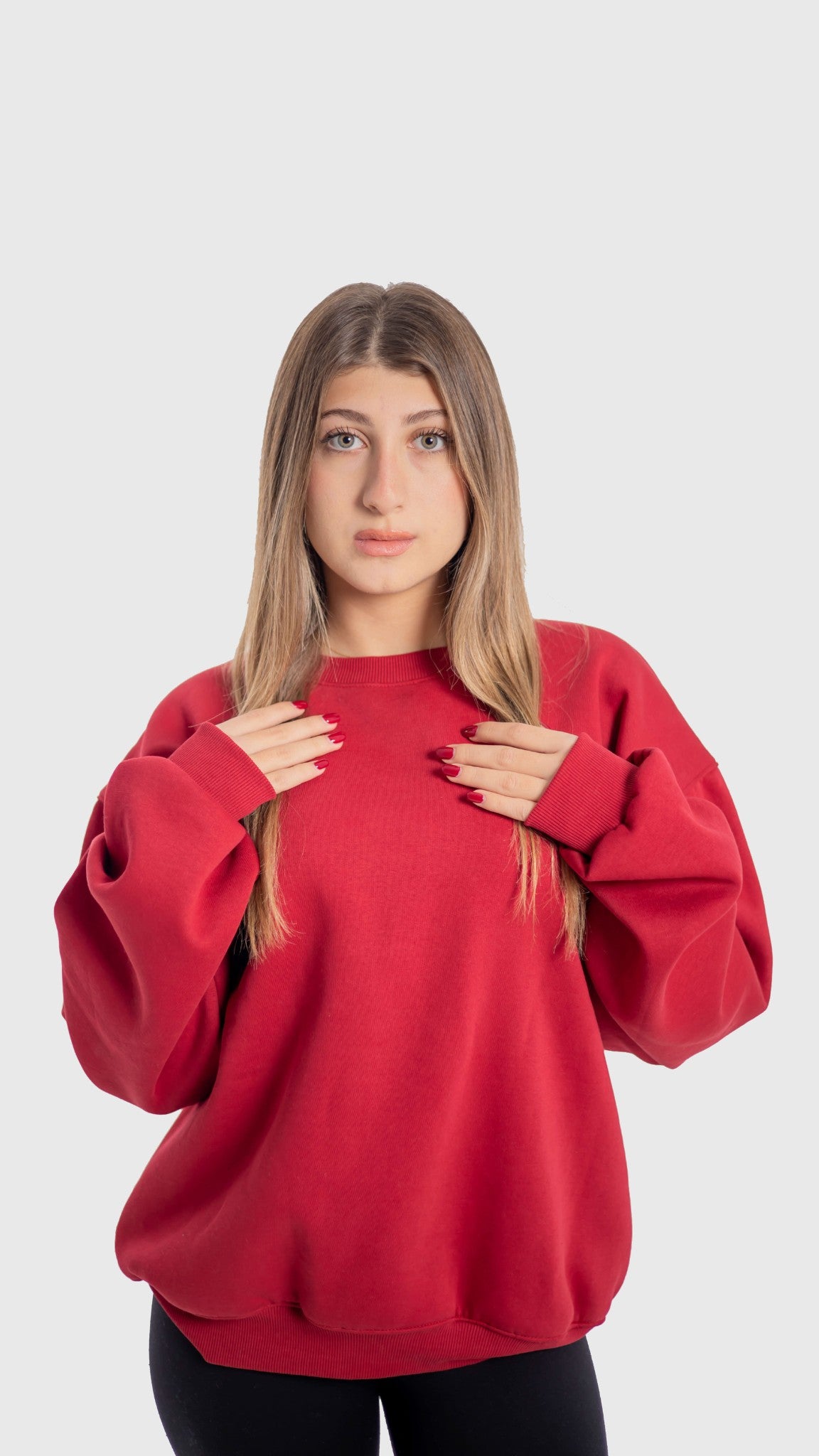 "Khayal" Red Crewneck