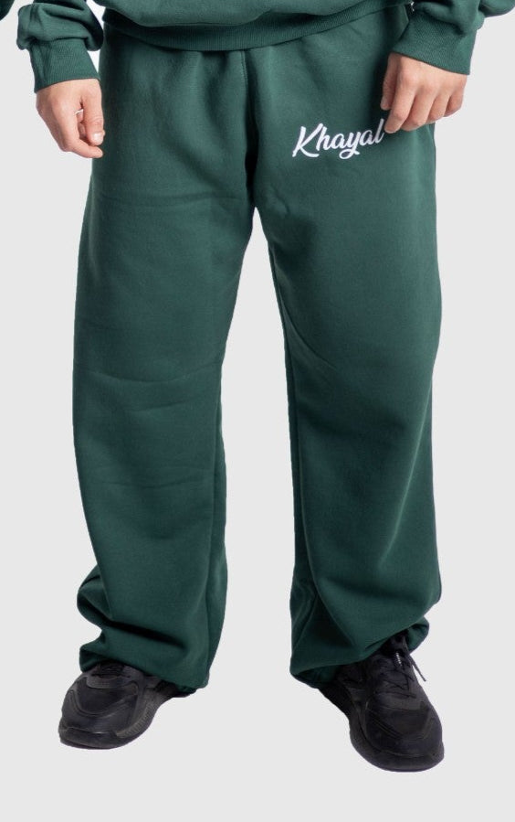 "Khayal" Green Sweatpants