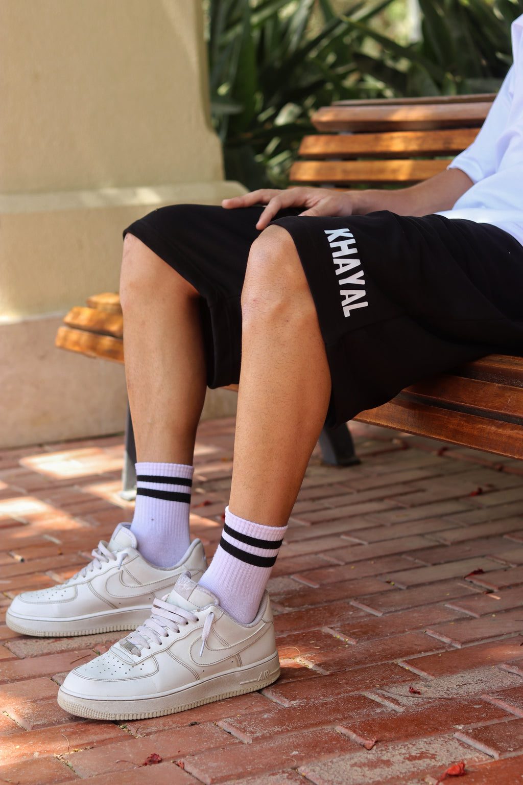 "Khayal" black shorts