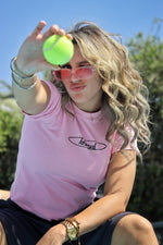 "Khayal" pink baby tee