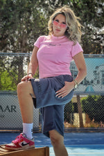 "Khayal" gray shorts