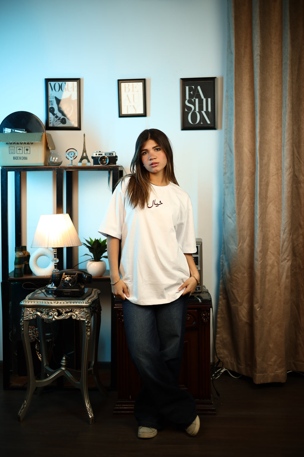 "Khayal" White T-shirt